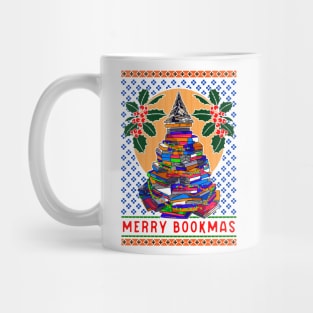 Funny Book Gifts Men Women Kids Bookworm Book Ugly Christmas Mug